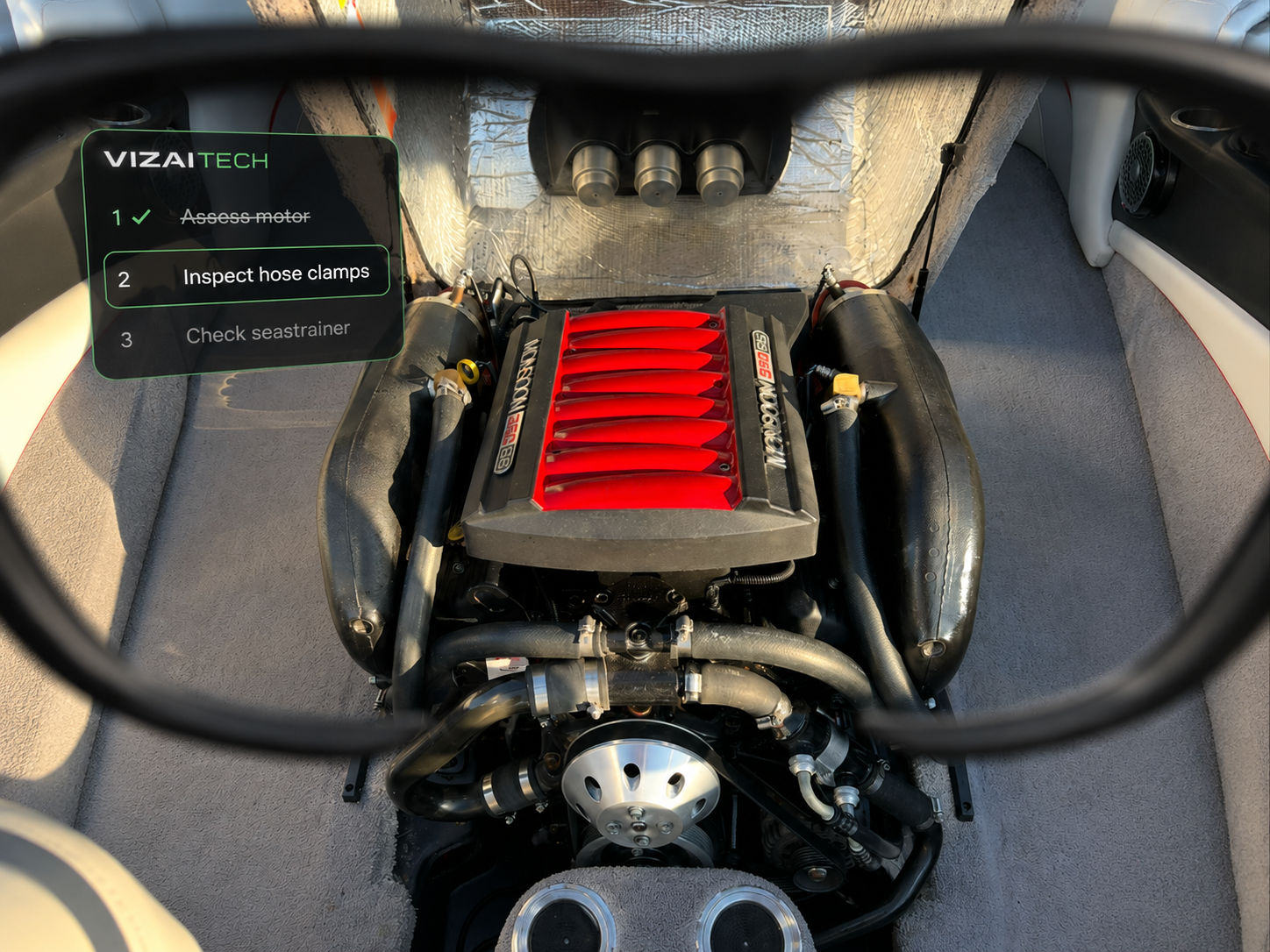 AR scanning on a heavy construction job